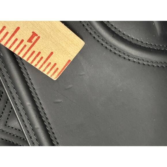 Tory Burch Fleming Matte Shoulder Bag - Black - Picture 13 of 16